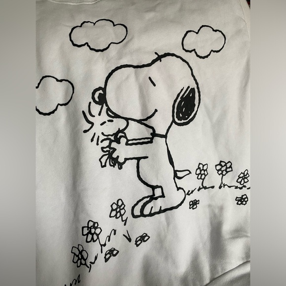 Peanuts Snoopy women white sweatshirt - Picture 6 of 7